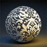 damask pattern