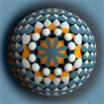 kaleidoscopic pattern