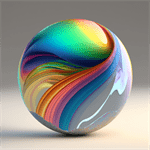 rainbow marble